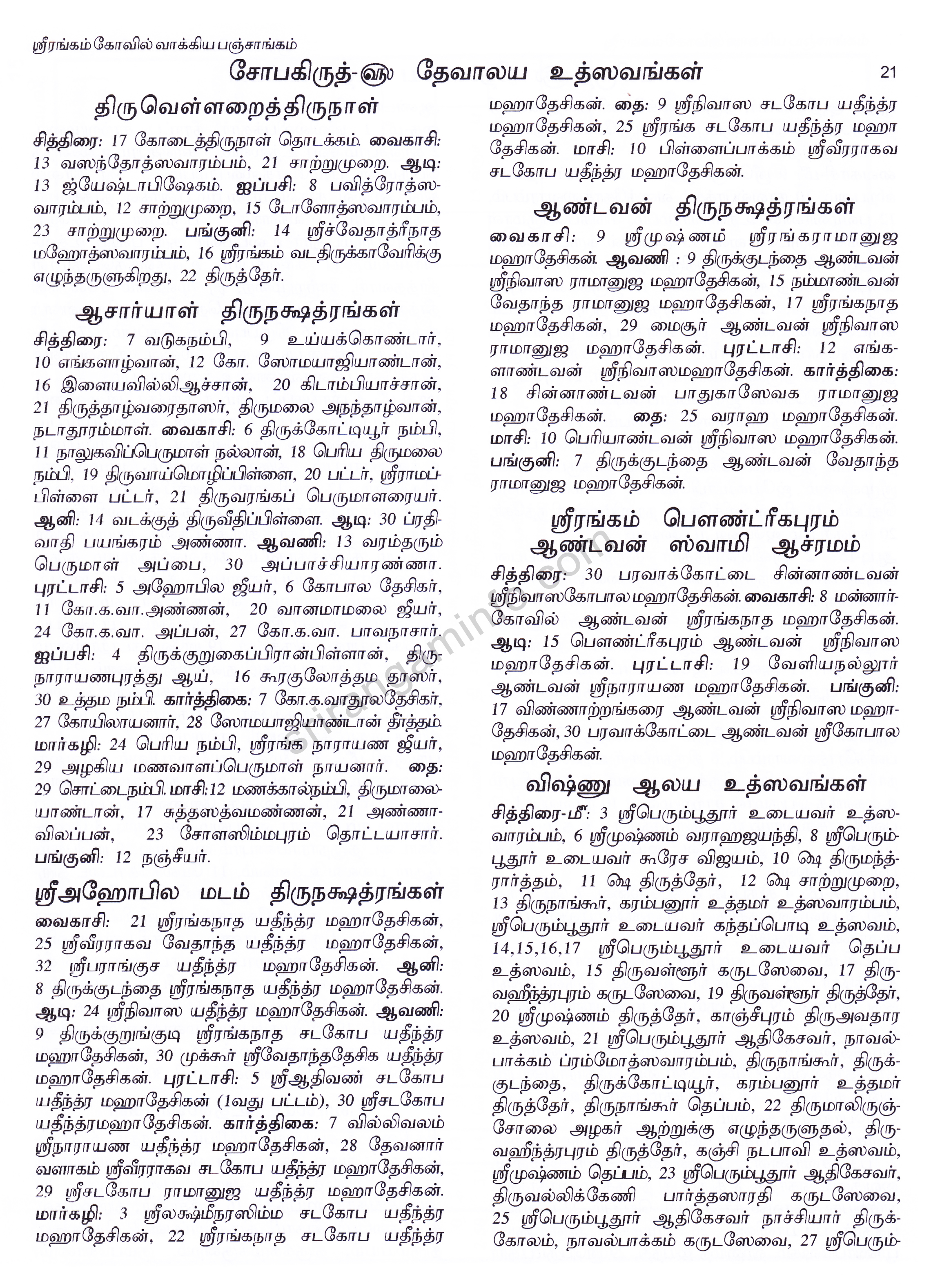 Panchangam